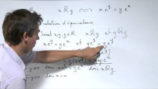 Exercice 2 Relation déquivalence relation dordre 00212 [upl. by Renault]