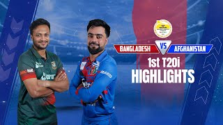 Bangladesh vs Afghanistan Highlights  1st T20i  Afghanistan tour of Bangladesh 2023 [upl. by Gonzales975]