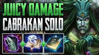 SO MUCH BURST DAMAGE Cabrakan Solo Gameplay SMITE Conquest AZ [upl. by Boothman]