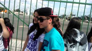 Show de Justin no Anhembi sucesso na fila com fãs [upl. by Brandie]