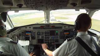 GoPro HD Saab 340 Approach and Landing into KFLL [upl. by Neelyaj]