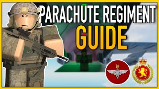 Guide to PARAS  BAs Parachute Regiment ROBLOX [upl. by Ajoop]