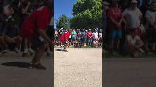 Mondial La Marseillaise à pétanque 2021  4e tour  meilleurs points de Quintais contre Attal [upl. by Teraj]