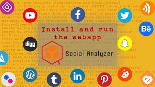 Fast OSINT with Social Analyzer and 1000 social networks  Install and webapp [upl. by Nnaeel]