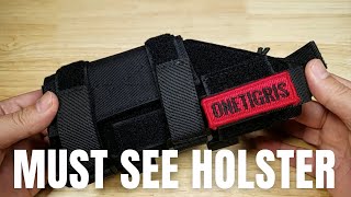 THIS IS THE BEST TACTICAL UNIVERSAL HOLSTER ONE TIGRIS PISTOL MOLLE HOLSTER REVIEW [upl. by Bridgid901]