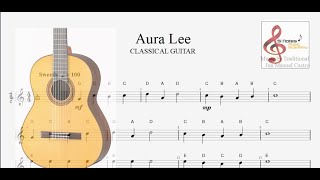 AURA LEE  Trinity Classical Guitar  Initial Grade [upl. by Ecyned]