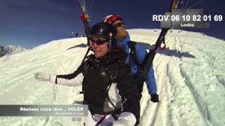 Baptême de lair parapente Valloire Valmeinier avec Envergure Vallée de la Maurienne [upl. by Macintyre]