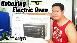 Unboxing and Slightly Review of BRIKK 45L Electric Oven BGEO45GRN [upl. by Vivianne]