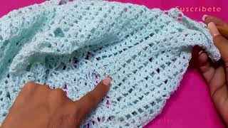 TUTORIAL VESTIDO CORAZONES 1A PARTE CROCHETEANDO CON LA COMADRE [upl. by Htiekram693]