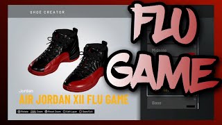 NBA 2K20 Shoe Creator  Air Jordan 12 “Flu Game” [upl. by Sidonie]