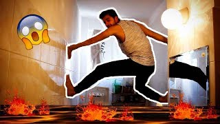 THE FLOOR IS LAVA  😱 CHALLENGE NEBUN [upl. by Laeira]