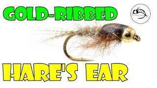 Fly Tying Tutorial Gold Ribbed Hares Ear by Fly Fish Food [upl. by Assiron]