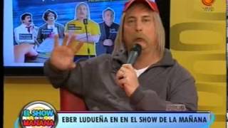 Eber Ludueña en El Show de la Mañana 07 11 2013 [upl. by Grannias]