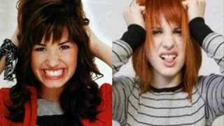 Is Demi Lovato a Hayley Williams Wannabe Pics  Clips [upl. by Critchfield]