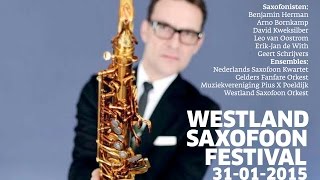 Teaser Westland Saxofoon Festival 31 januari 2015 [upl. by Araet]