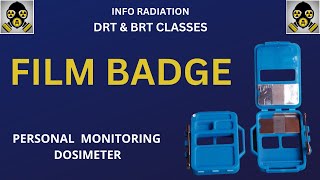 film badge dosimeter  personal monitoring device  radiology  drt and brt classes [upl. by Yeknarf430]