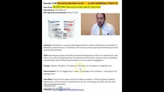 VEGZELMA bevacizumabadcd injection Metastatic colorectal cancer [upl. by Caniff330]