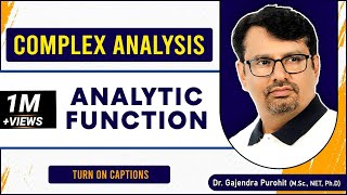 Complex Analysis  Analytic Function  Cauchy Riemann Equation BY GP sir [upl. by Dewar342]