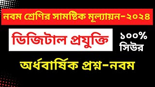 ডিজিটাল প্রযুক্তি প্রশ্ন Digital Technology প্রশ্ন  নবম শ্রেণির মূল্যায়ন প্রশ্নclassnine 2024 [upl. by Graces]