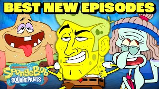 SpongeBobs Best Moments from NEW Episodes  60 Minute Compilation  SpongeBob [upl. by Nomzed]