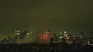 2023 New Years Eve Fireworks in Calgary Alberta Canada [upl. by Oettam421]