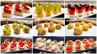 TOP 9 Schnelle PartySnacks Leckere Fingerfood für Partys und Buffet in 5 Minuten 4 [upl. by Eldorado458]