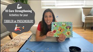 10 easy TODDLER  PRESCHOOLER strengthening activities in under 10 minutes [upl. by Errehs229]