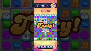 Candy Crush Saga level 420  Nightmarishly Hard Level  High Speed [upl. by Aliel]