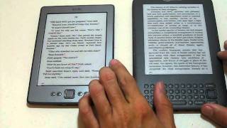 Kindle 4 vs Kindle 3  Page Turning Speed and Refresh Rate [upl. by Kennett]