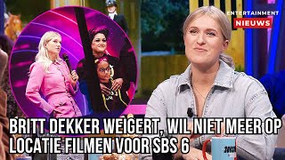 Britt Dekker weigert locatiefilmen voor SBS 6 [upl. by Desiri]