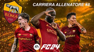 OTTAVI DI EUROPA LEAGUE  Carriera Allenatore Roma 8  FC 24 Parte 2 [upl. by Norita]