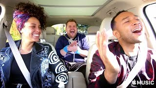 Carpool Karaoke The Series — Alicia Keys and John Legend — Apple TV app [upl. by Annod]