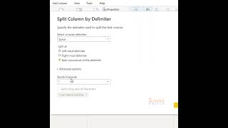 Split columns by delimiter  Power Query In Power BI  Power BI Telugu [upl. by O'Callaghan861]