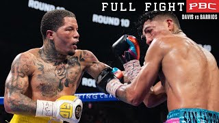 Davis vs Barrios FULL FIGHT June 26 2021  PBC on Showtime PPV [upl. by Cutcliffe]