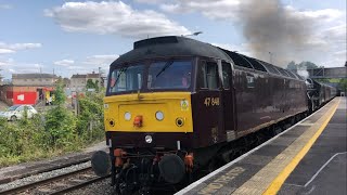 Trains at Trowbridge  17824  Turbos Sprinters and a Special Movement [upl. by Rudich]