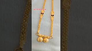 gold mini ganthan design with weight and price10 gram gold mangalsutra designs with price [upl. by Amada]