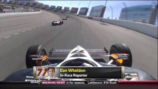 Dan Wheldons Last Words before his fatal crash RIP Dan Wheldon [upl. by Ssepmet]