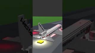 western airlines flight 2605 Minecraft Crash Animation [upl. by Yaresed]