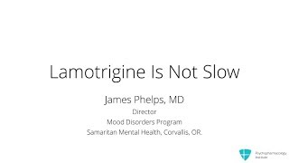 Lamotrigine for Bipolar Disorder [upl. by Junji]