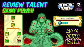 Ninja Sage  Review TALENT SAINT POWER  AUTO GANTI TALENT GES YA [upl. by Granville800]