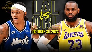 Los Angeles Lakers vs Orlando Magic Full Game Highlights  October 30 2023  FreeDawkins [upl. by Refotsirc]