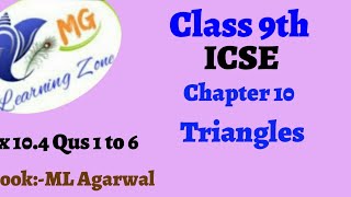 Class 9th ICSE Math Ch 13 Rectilinear Figures Ex 132 Qus 1 to 4 [upl. by Amol747]