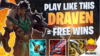 WILD RIFT  PLAY DRAVEN LIKE THIS  FREE WINS  Challenger Draven Gameplay  Guide amp Build [upl. by Alwyn11]