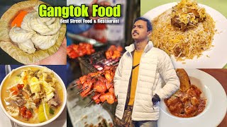 Gangtok Sikkim Food amp Tour  Best Street Food amp Restaurant in Gangtok  Gangtok Street Food [upl. by Fablan]