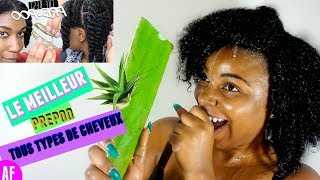 LE GEL D ALOE VERA PR LES CHEVEUX SECS CASSANTS QUI NE POUSSENT PAS [upl. by Nek]