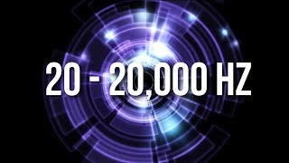 Not All Humans Can Hear This Sound Can You  Take the 20hz  20000hz Audio Spectrum Test [upl. by Mel504]