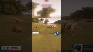 Jurassic World Evolution Combate entre Ceratosaurus y Nodosaurus Isla Muerta [upl. by Adoc]