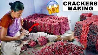 How Diwali Crackers Is Made 😱  Sivakasi Fireworks Factory Tour 🔥 [upl. by Steere107]