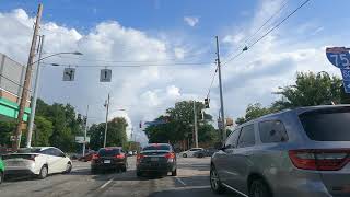 4k Atlanta GA  Pryor St  Marietta St  Edgewood St  Drive Tour USA [upl. by Josee]