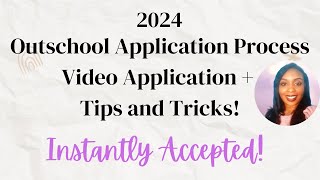 Outschool Application Video Process 2024 How to get hired with Outschool and Video Example [upl. by Gnim]